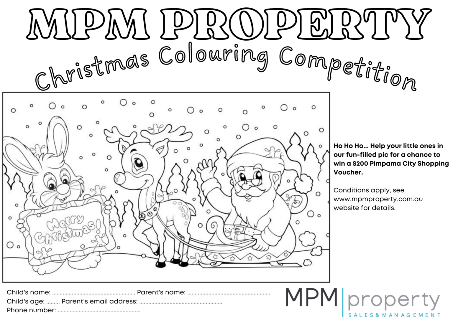 MPM Christmas Colouring in Competition | Property Details | MPM Property